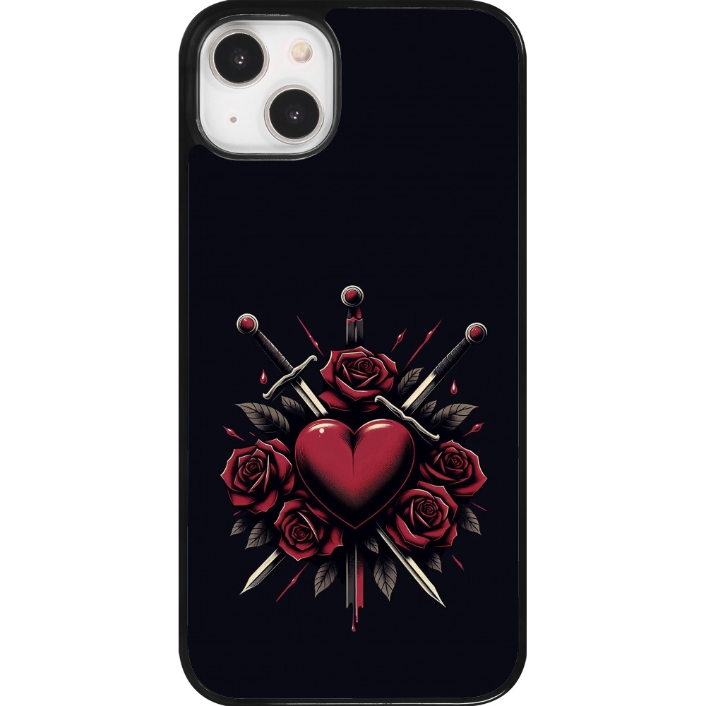 Coque iPhone 14 Plus - Valentine 2024 gothic love