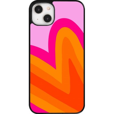 Coque iPhone 14 Plus - Valentine 2024 heart gradient