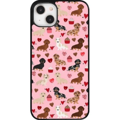 Coque iPhone 14 Plus - Valentine 2024 puppy love