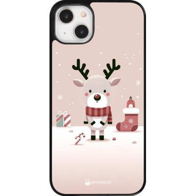 Coque iPhone 14 Plus - Noël 2023 Choupinette Renne