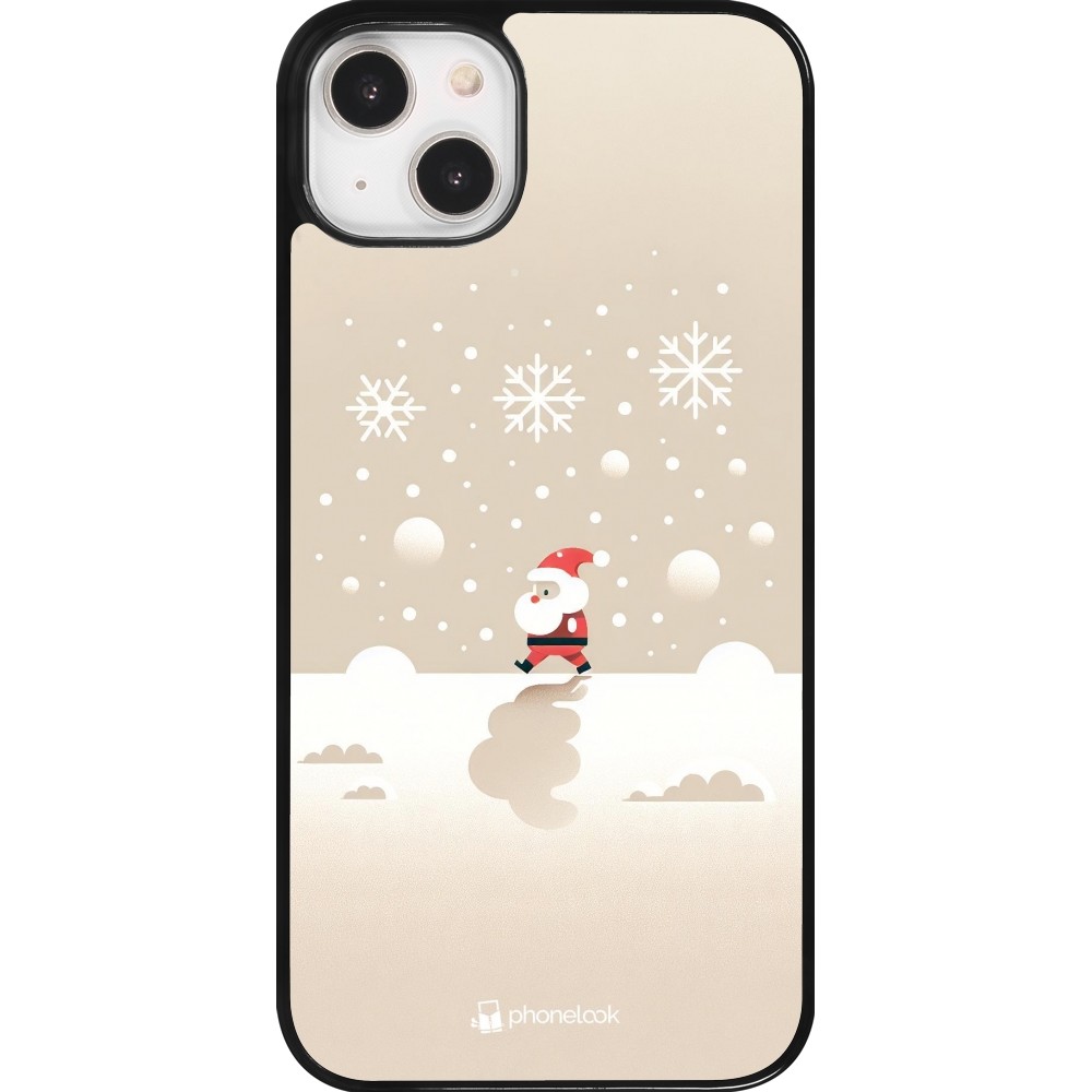 Coque iPhone 14 Plus - Noël 2023 Minimalist Santa