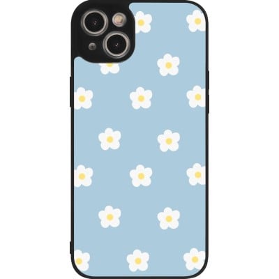 Coque iPhone 14 Plus - Silicone rigide noir Easter 2024 daisy flower