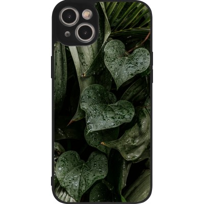 Coque iPhone 14 Plus - Silicone rigide noir Spring 23 fresh plants