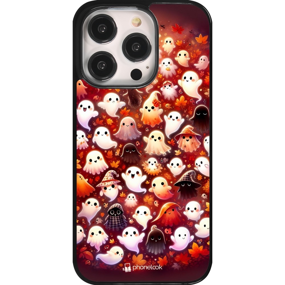 Coque iPhone 14 Pro - Fantômes automne mignons