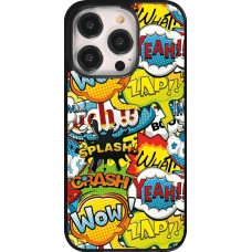 Coque iPhone 14 Pro - Cartoons slogans