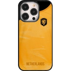 Coque iPhone 14 Pro - Maillot de football Pays-Bas 2022 personnalisable