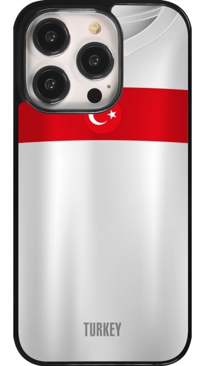 iPhone 14 Pro Case Hülle - Türkei personalisierbares Fussballtrikot