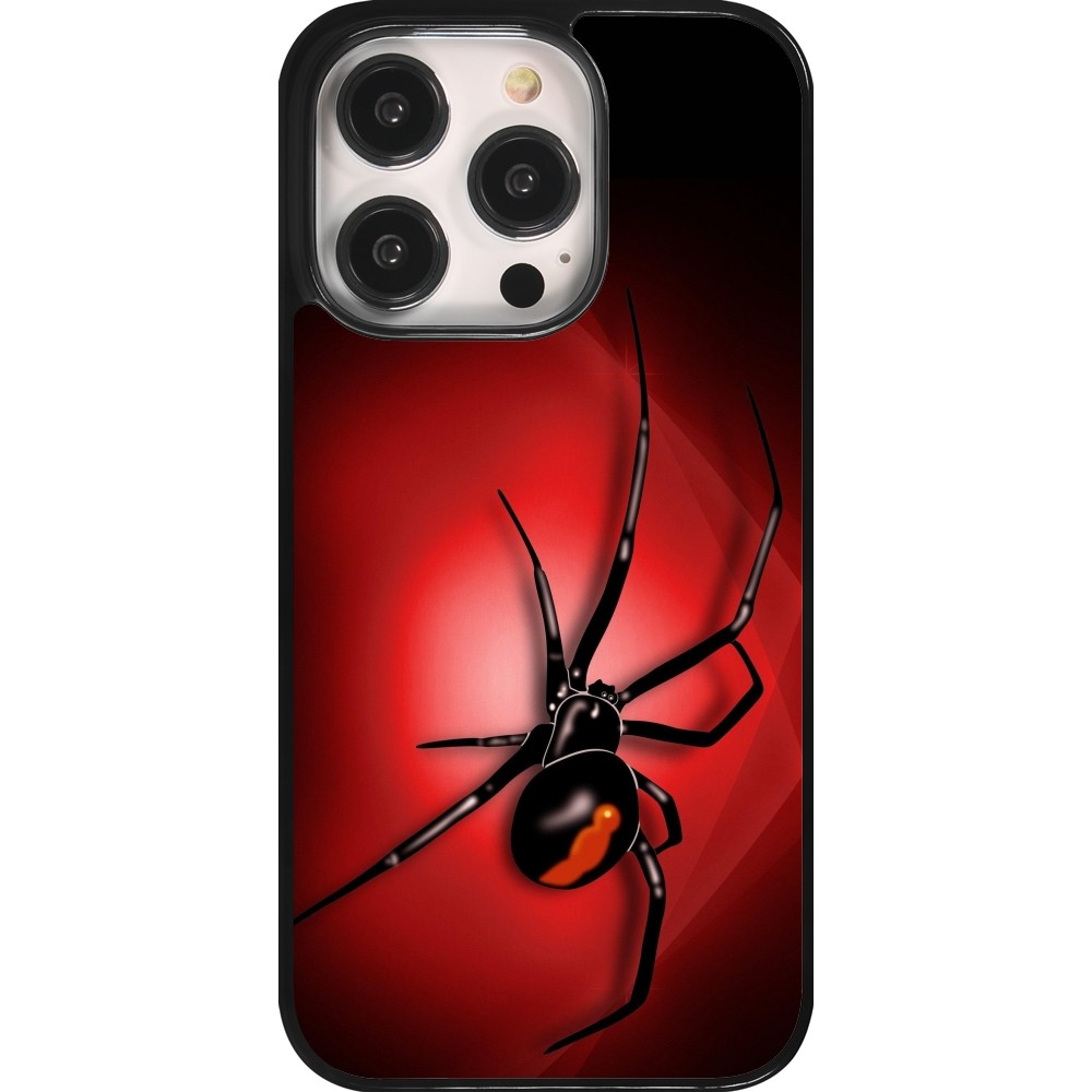 Coque iPhone 14 Pro - Halloween 2023 spider black widow