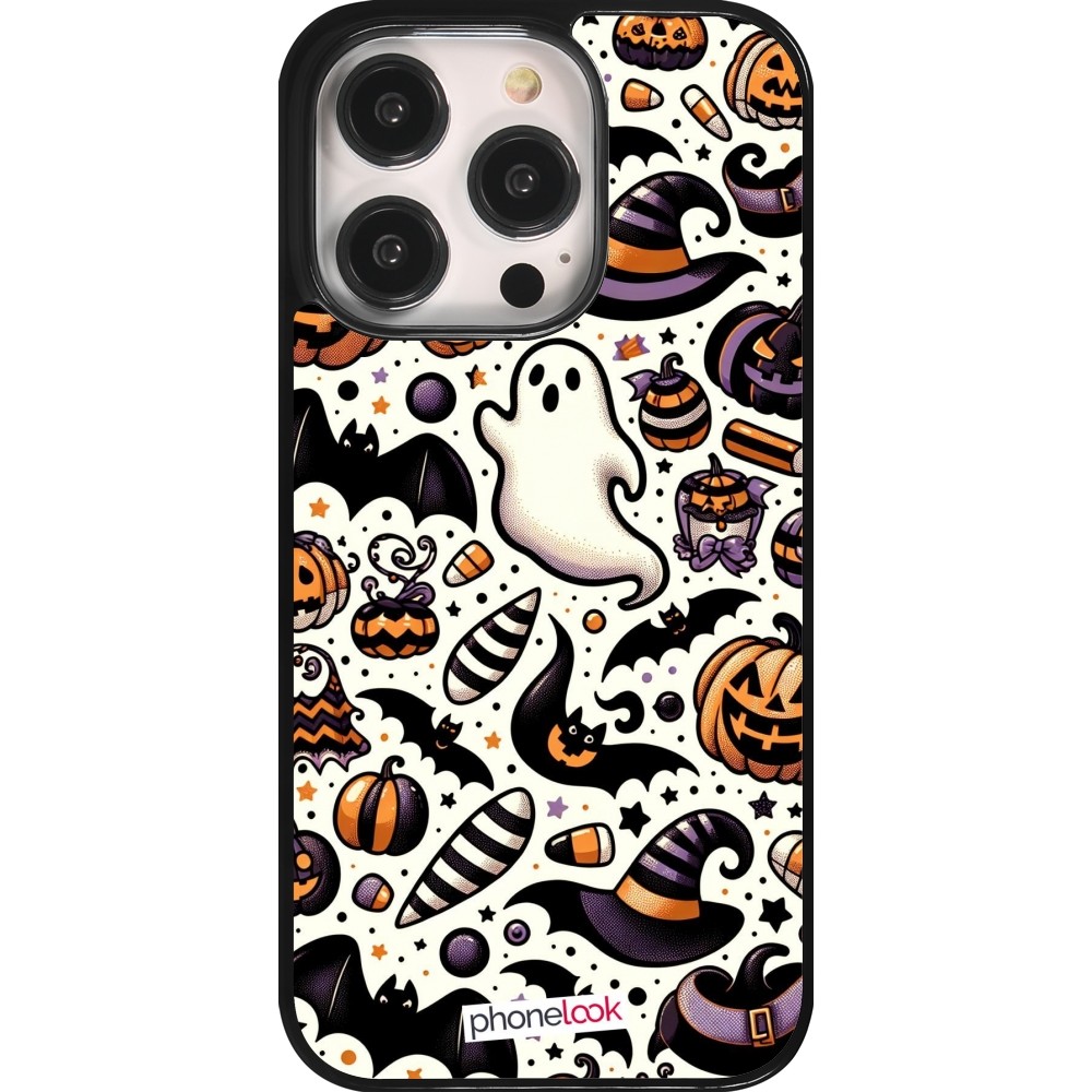 Coque iPhone 14 Pro - Halloween 2024 Cute Pattern