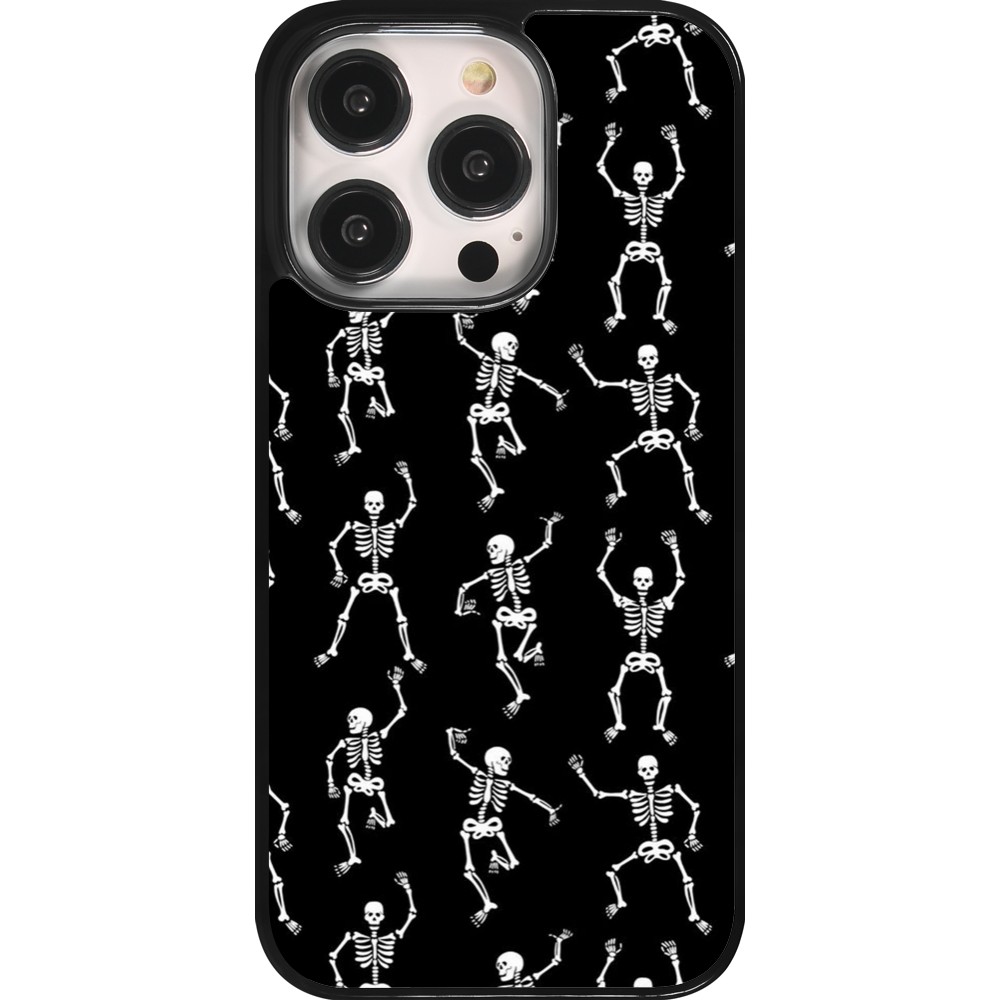 Coque iPhone 14 Pro - Halloween 2024 dancing skeleton