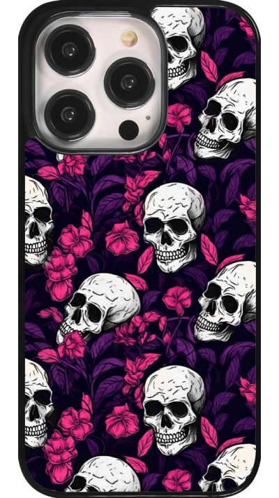 Coque iPhone 14 Pro - Halloween 2024 romantic skulls