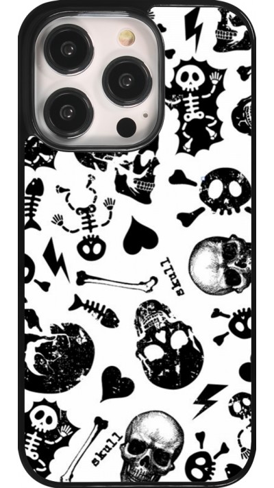 Coque iPhone 14 Pro - Halloween 2024 skeleton mix