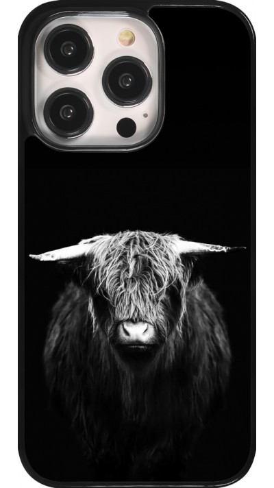 iPhone 14 Pro Case Hülle - Highland calf black