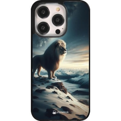 Coque iPhone 14 Pro - Le lion blanc