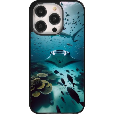 Coque iPhone 14 Pro - Manta Lagon Nettoyage