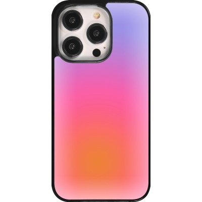 Coque iPhone 14 Pro - Orange Pink Blue Gradient