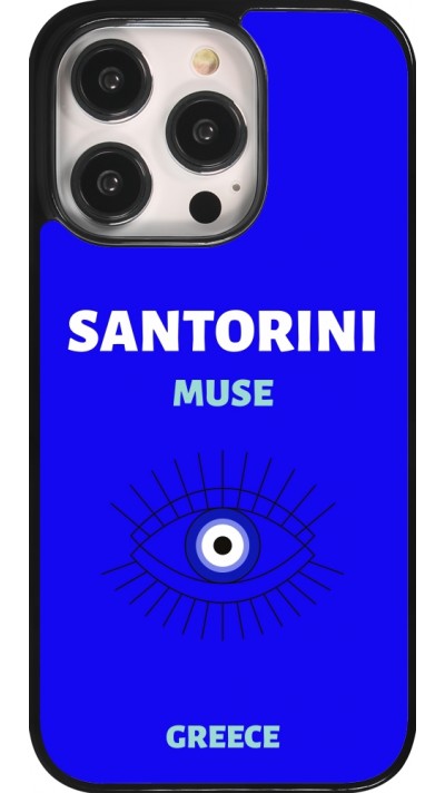 Coque iPhone 14 Pro - Pop Summer Destination Santorini