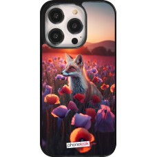 Coque iPhone 14 Pro - Renard pourpre au crépuscule