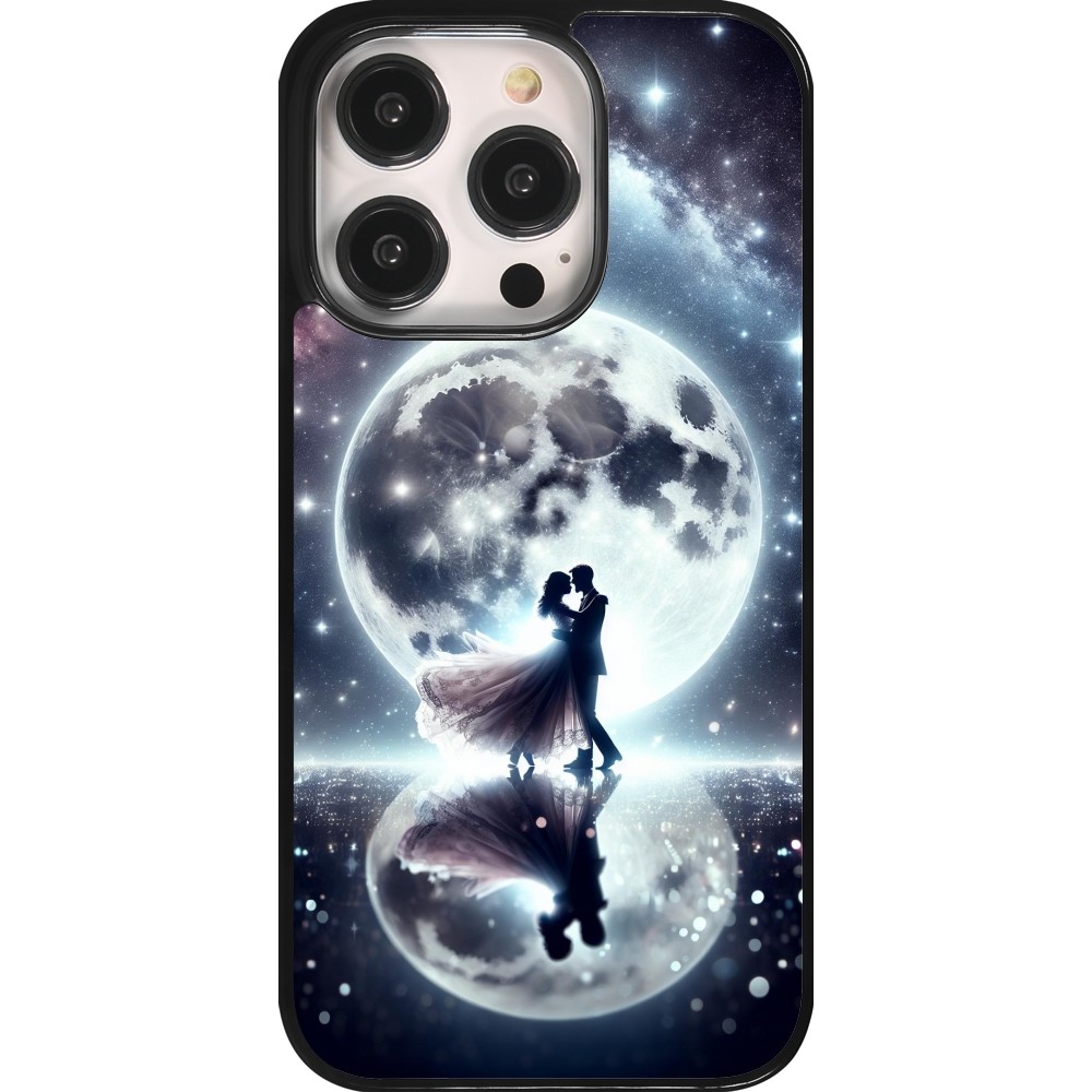 iPhone 14 Pro Case Hülle - Valentin 2024 Liebe unter dem Mond