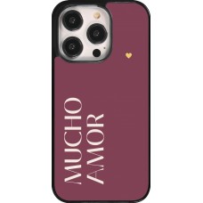 Coque iPhone 14 Pro - Valentine 2024 mucho amor rosado