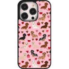 Coque iPhone 14 Pro - Valentine 2024 puppy love