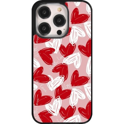 Coque iPhone 14 Pro - Valentine 2024 with love heart