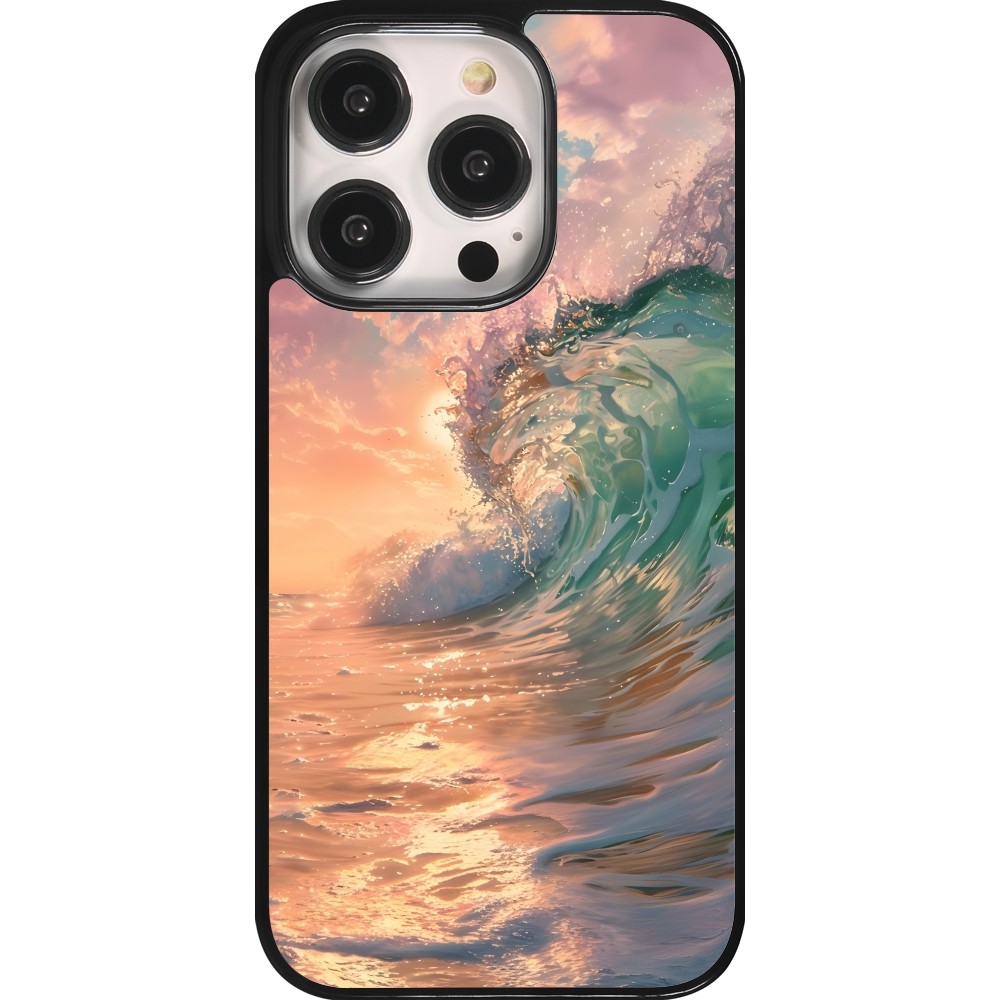 Coque iPhone 14 Pro - Wave Sunset