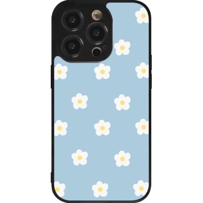 Coque iPhone 14 Pro - Silicone rigide noir Easter 2024 daisy flower