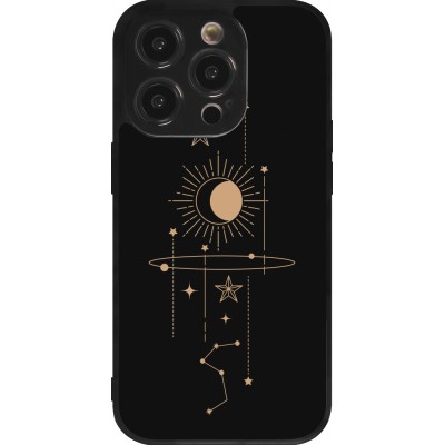 Coque iPhone 14 Pro - Silicone rigide noir Spring 23 astro