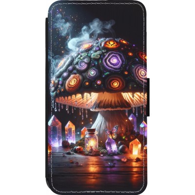 iPhone 14 Pro Case Hülle - Wallet schwarz Halloween Zaubertrank Magie