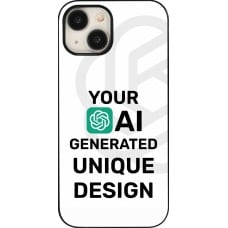 Coque iPhone 15 - 100% unique générée par intelligence artificielle (AI) avec vos idées