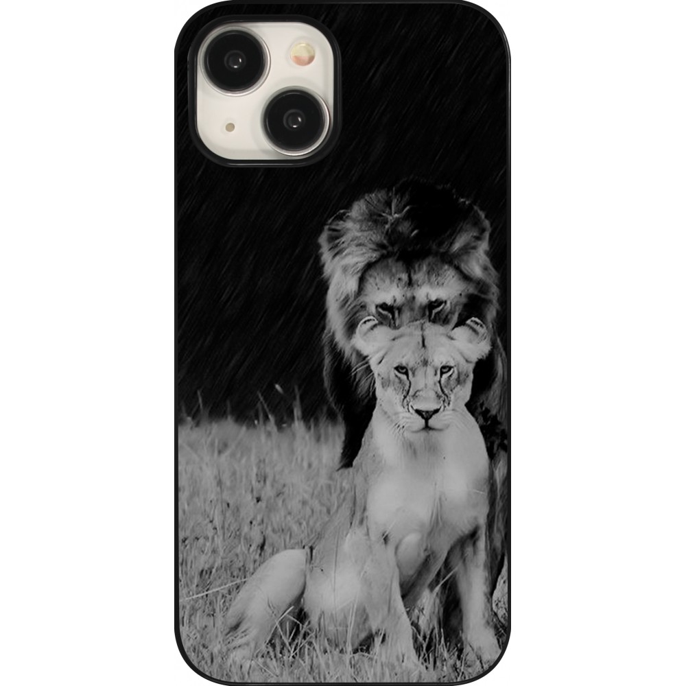 Coque iPhone 15 - Angry lions