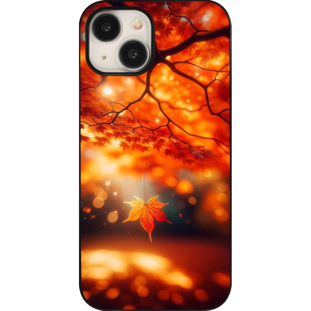 Coque iPhone 15 - Automne Magique Orange