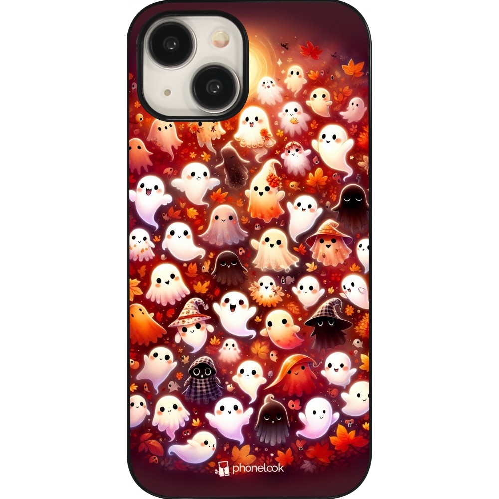 Coque iPhone 15 - Fantômes automne mignons