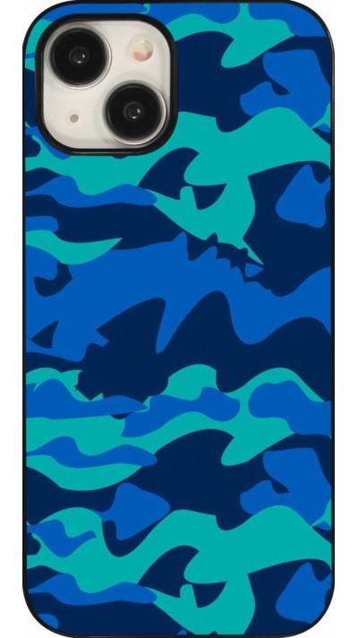 Coque iPhone 15 - Camo Blue