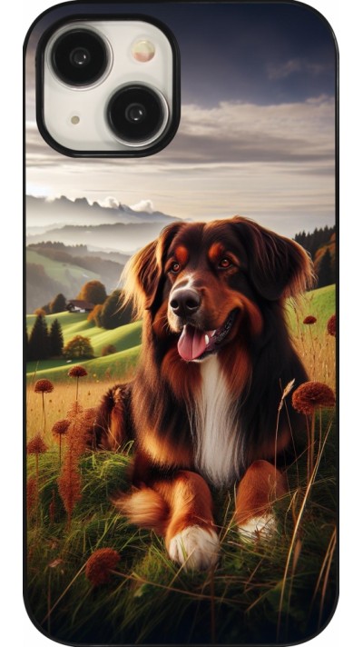 Coque iPhone 15 - Chien Campagne Suisse