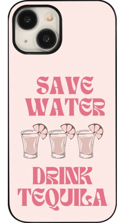 Coque iPhone 15 - Cocktail Save Water Drink Tequila