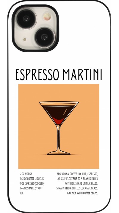 Coque iPhone 15 - Cocktail recette Espresso Martini