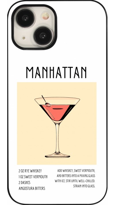 Coque iPhone 15 - Cocktail recette Manhattan