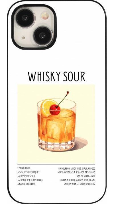 Coque iPhone 15 - Cocktail recette Whisky Sour