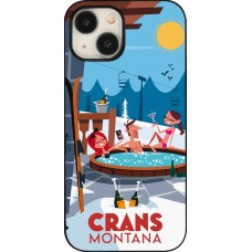 Coque iPhone 15 - Crans-Montana Mountain Jacuzzi