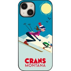 Coque iPhone 15 - Crans-Montana Ski Downhill