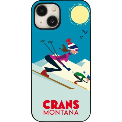 Coque iPhone 15 - Crans-Montana Ski Downhill