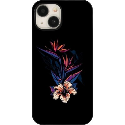 Coque iPhone 15 - Dark Flowers