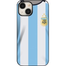 Coque iPhone 15 - Maillot de football Argentine 2022 personnalisable