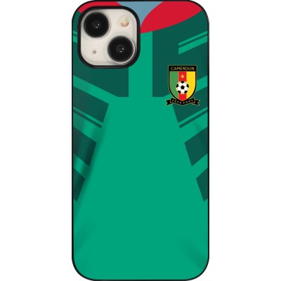 Coque iPhone 15 - Maillot de football Cameroun 2022 personnalisable