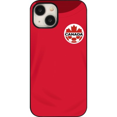 Coque iPhone 15 - Maillot de football Canada 2022 personnalisable