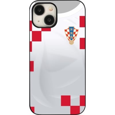 Coque iPhone 15 - Maillot de football Croatie 2022 personnalisable