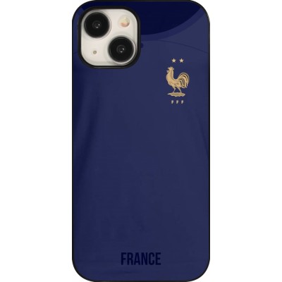 Coque iPhone 15 - Maillot de football France 2022 personnalisable