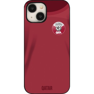 Coque iPhone 15 - Maillot de football Qatar 2022 personnalisable